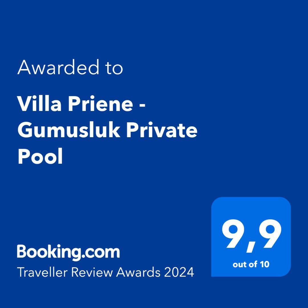 Villa Priene - Gumusluk Private Pool 외부 사진